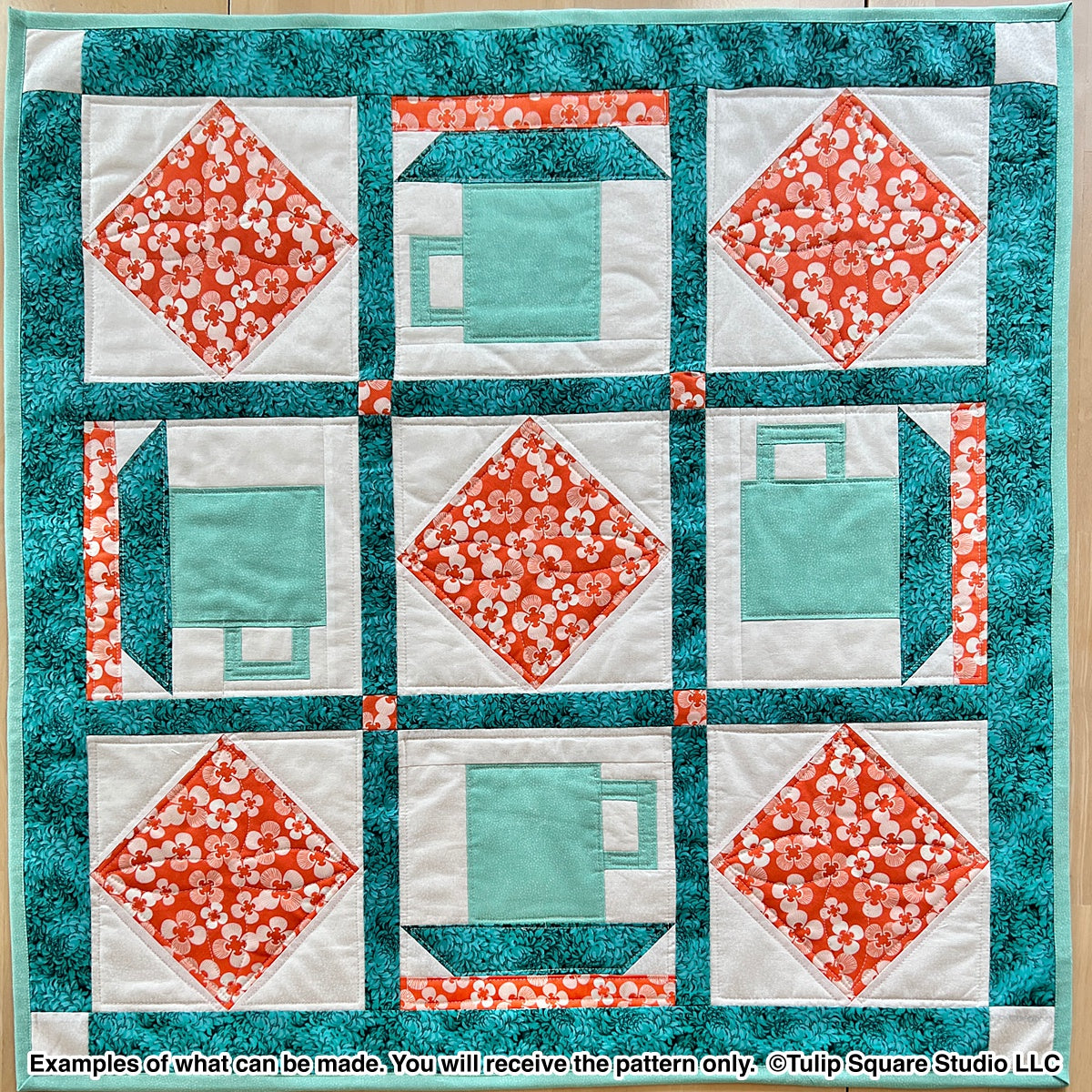517 COFFEE TIME TABLE TOPPER DIGITAL PATTERN PDF