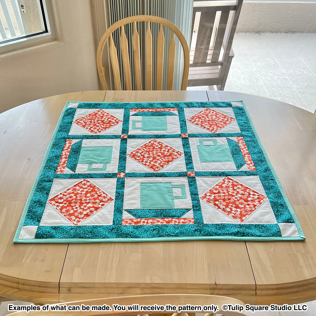 517 COFFEE TIME TABLE TOPPER DIGITAL PATTERN PDF