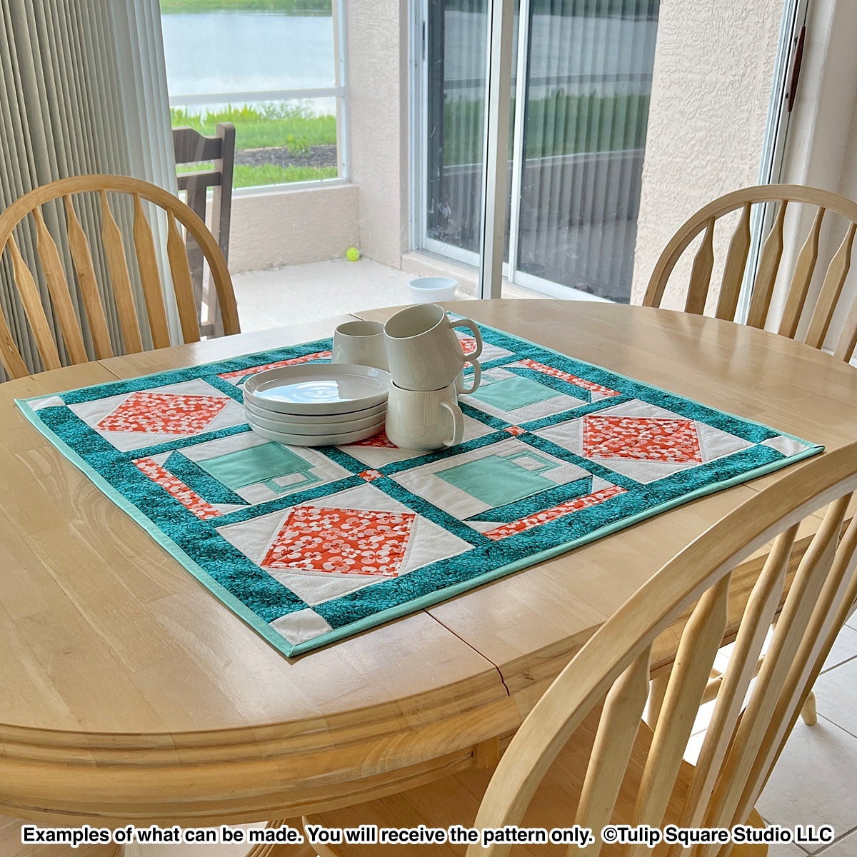 517 COFFEE TIME TABLE TOPPER DIGITAL PATTERN PDF