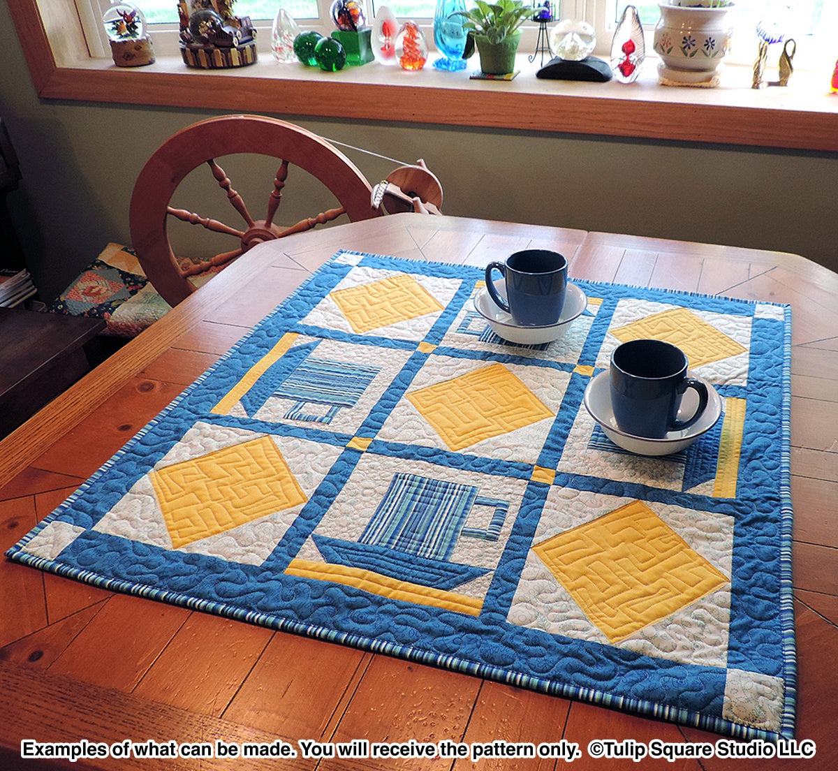517 COFFEE TIME TABLE TOPPER DIGITAL PATTERN PDF