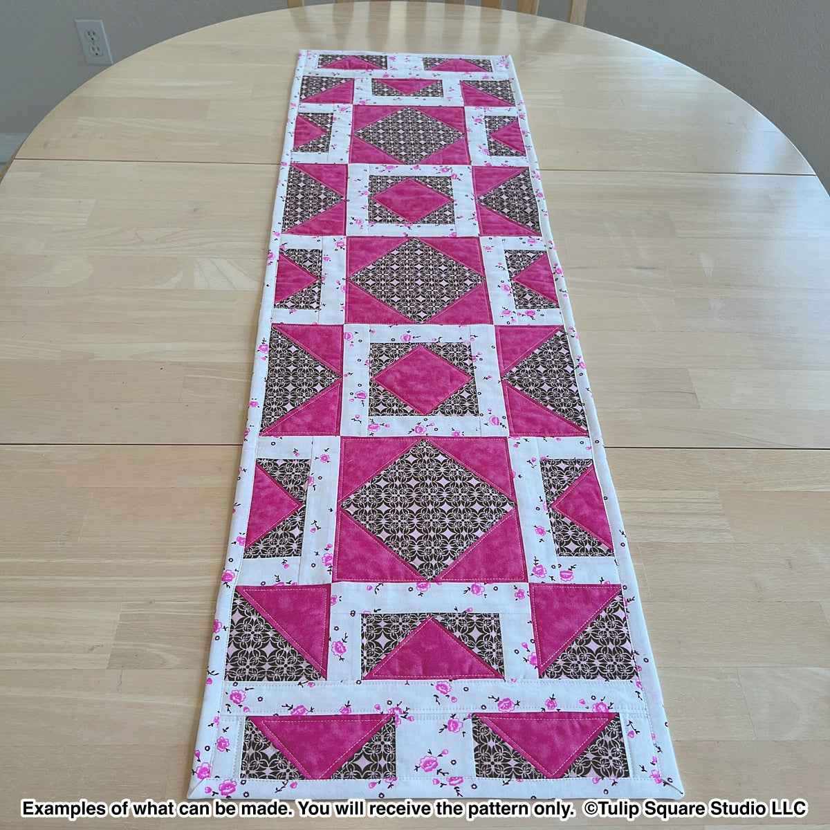618 SHATTERED DIAMONDS TABLE RUNNER DIGITAL PATTERN PDF