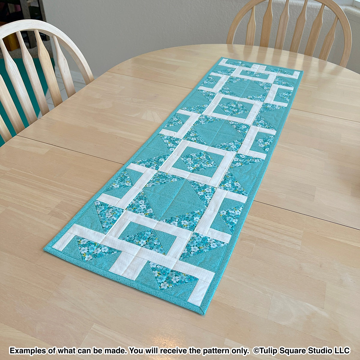 618 SHATTERED DIAMONDS TABLE RUNNER DIGITAL PATTERN PDF