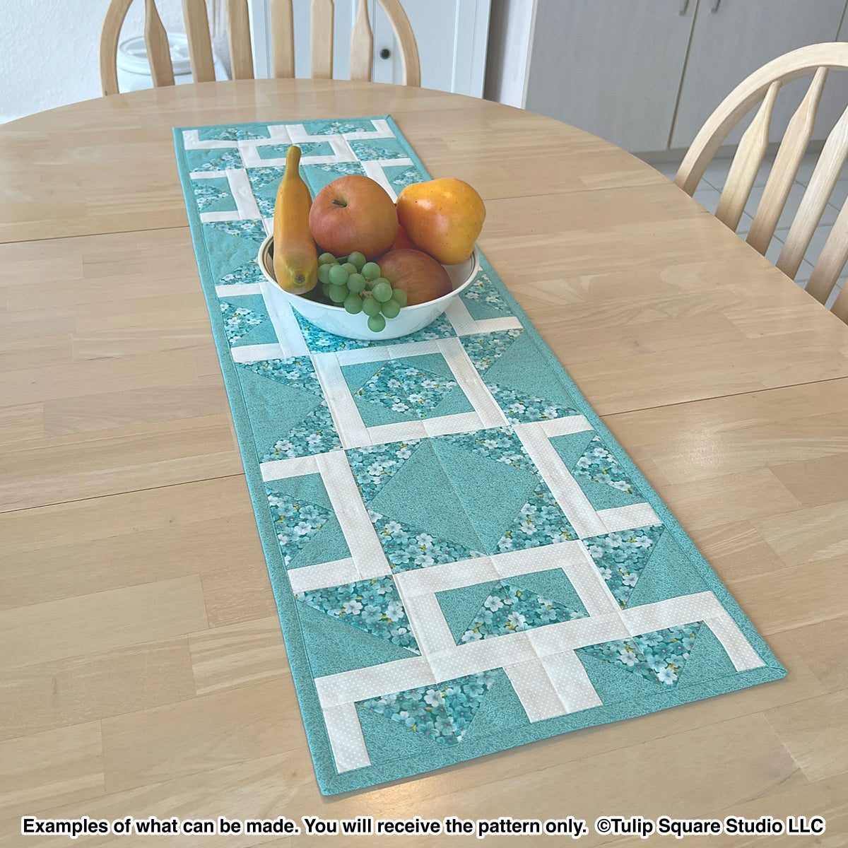 618 SHATTERED DIAMONDS TABLE RUNNER DIGITAL PATTERN PDF