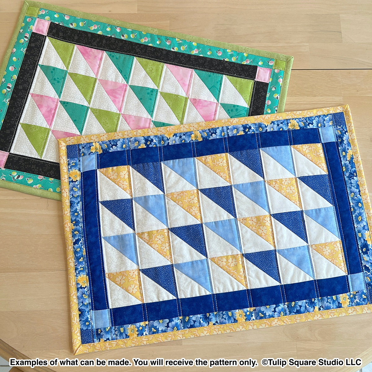 620 COLOR BLIZZARD PLACEMATS DIGITAL PATTERN PDF