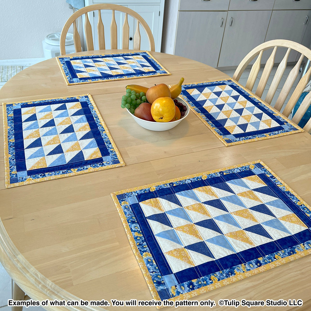 620 COLOR BLIZZARD PLACEMATS DIGITAL PATTERN PDF