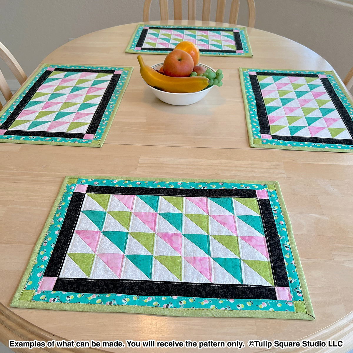 620 COLOR BLIZZARD PLACEMATS DIGITAL PATTERN PDF
