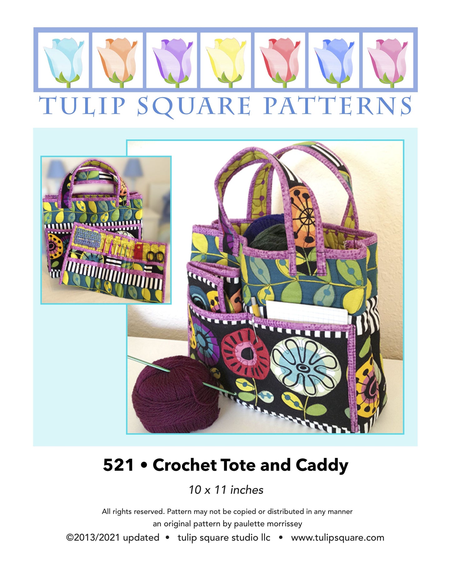 521 CROCHET TOTE AND CADDY DIGITAL PATTERN PDF
