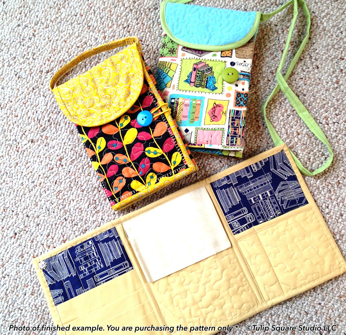 523 TRI FOLD TABLET TOTES DIGITAL PATTERN PDF