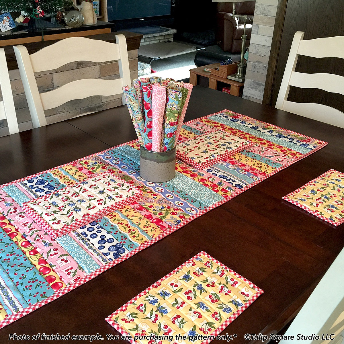555 EASY QUILTED KITCHEN SET DIGITAL PATTERN PDF