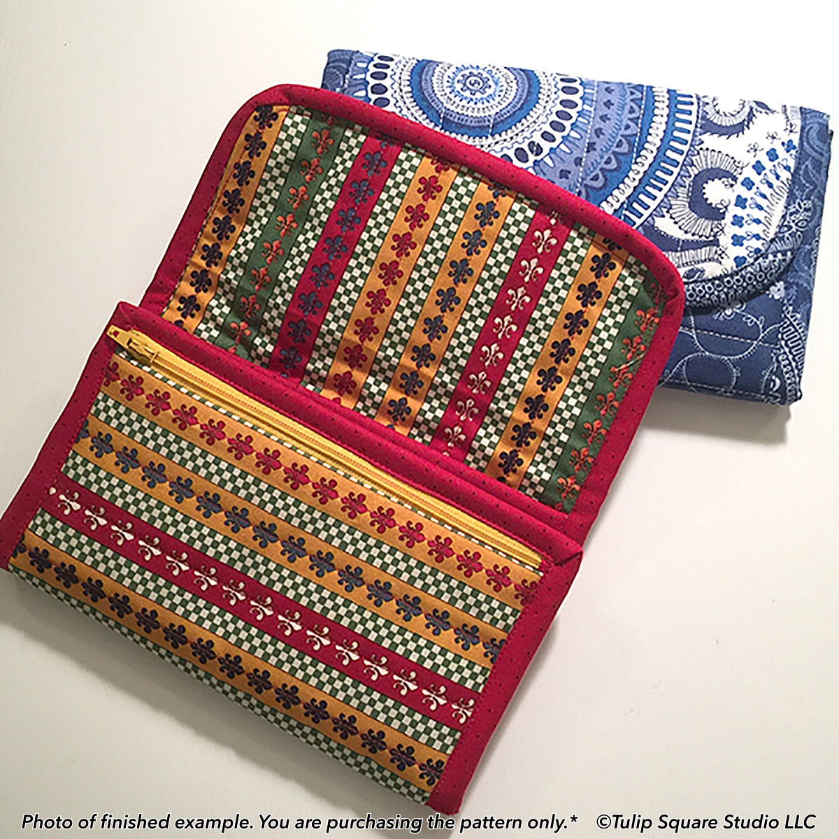 562 QUILTED CLUTCH STYLE WALLET DIGITAL PATTERN PDF