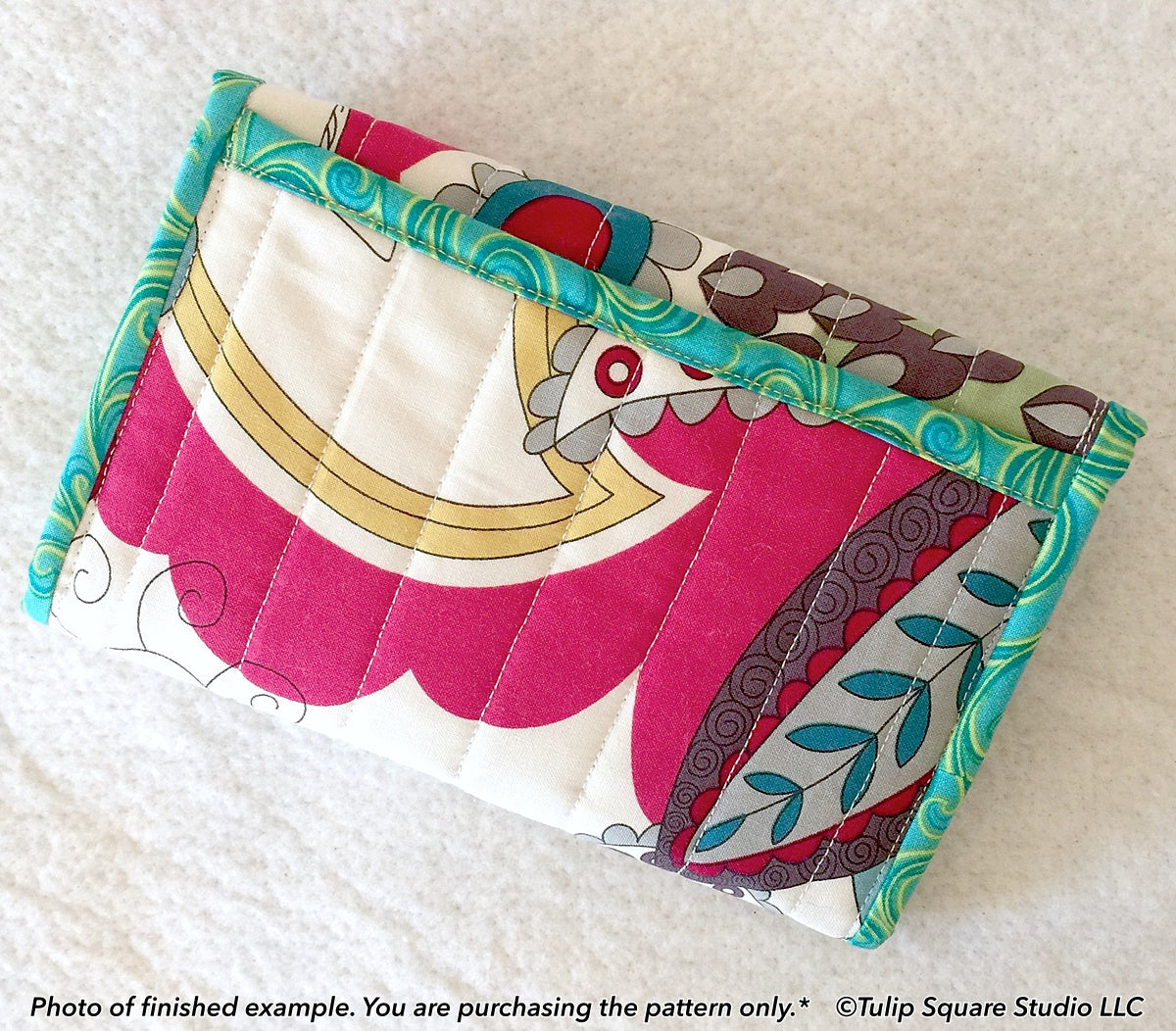 562 QUILTED CLUTCH STYLE WALLET DIGITAL PATTERN PDF