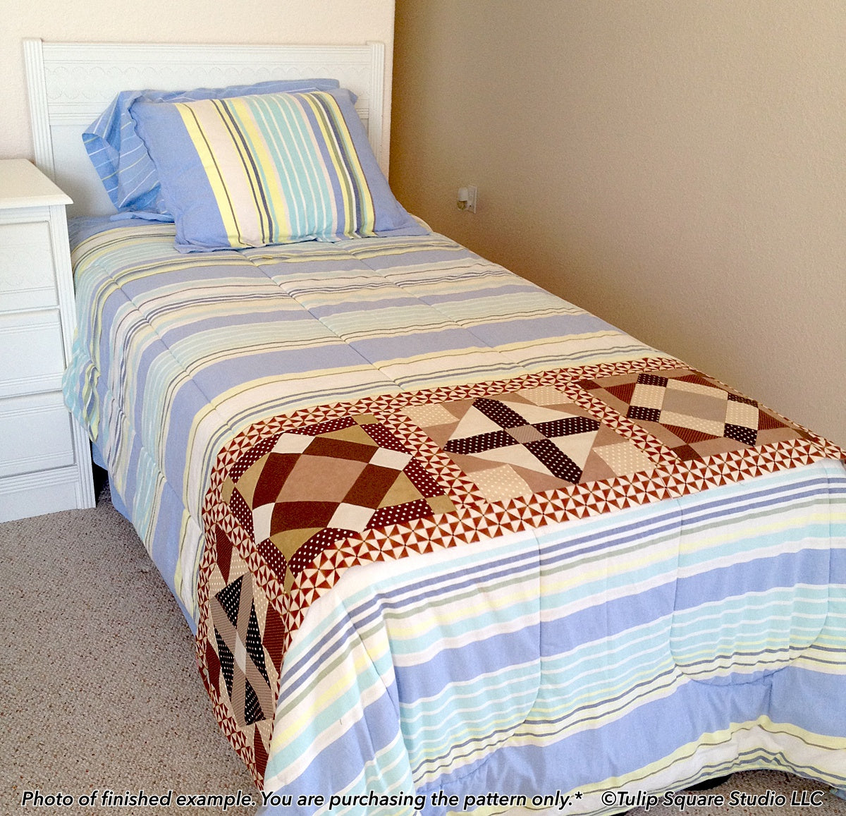 567 X & O BED RUNNER DIGITAL PATTERN PDF