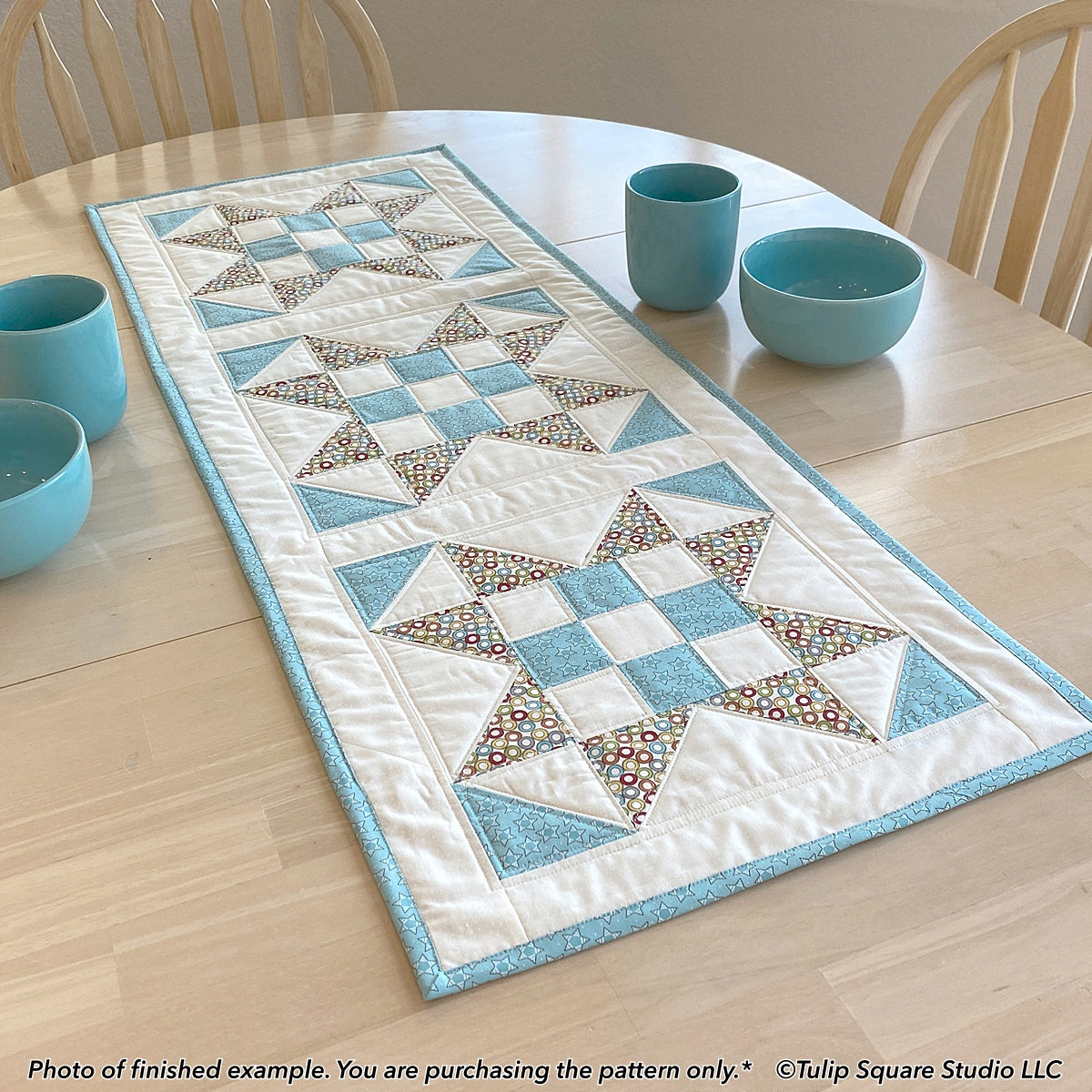 595 X MARKS THE SPOT TABLE RUNNER DIGITAL PATTERN PDF