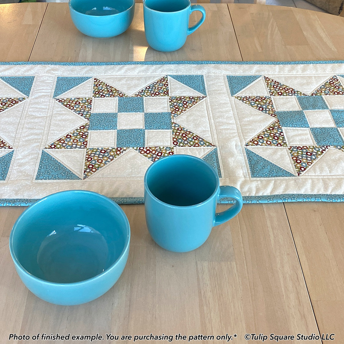595 X MARKS THE SPOT TABLE RUNNER DIGITAL PATTERN PDF