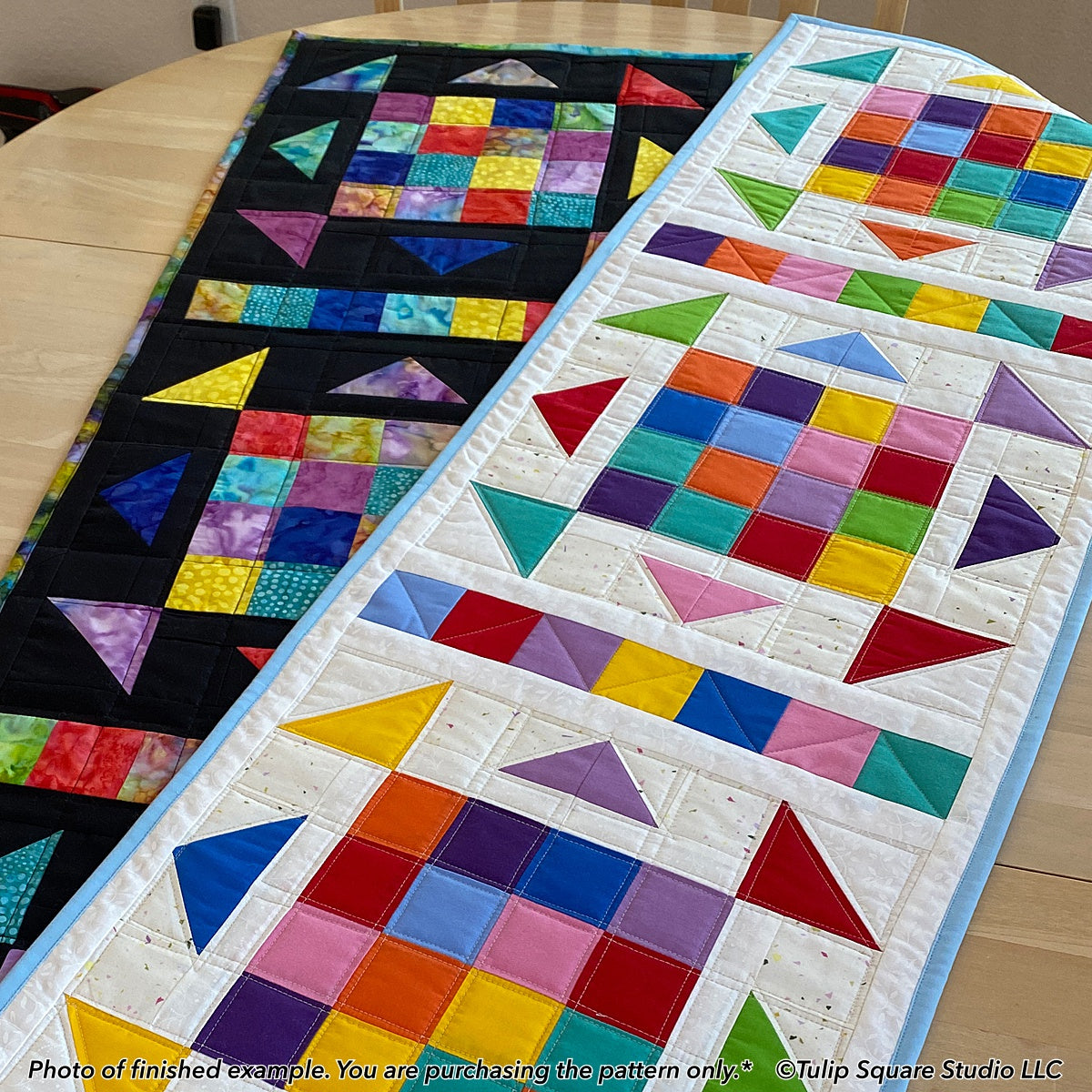 597 KALEIDOSCOPE TABLE RUNNER DIGITAL PATTERN PDF