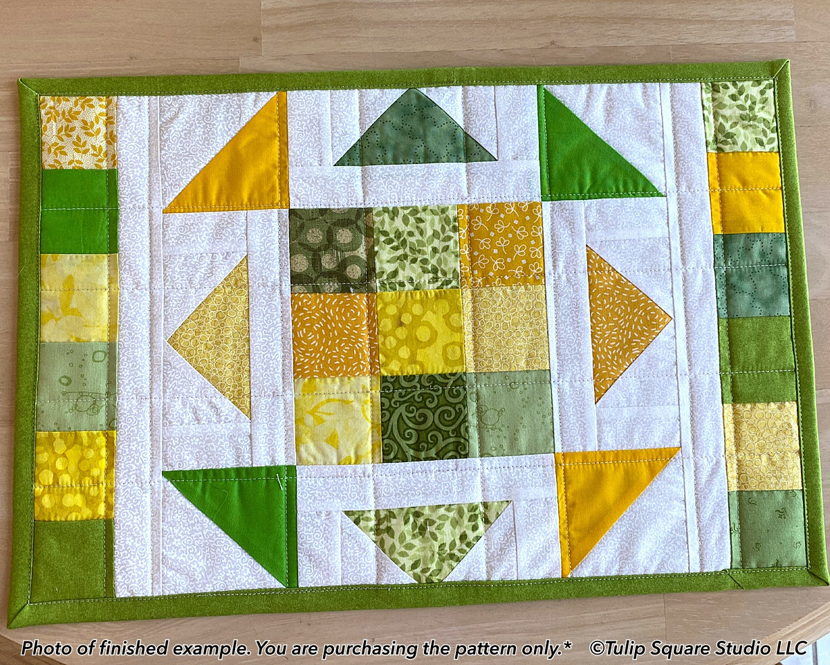 598 KALEIDOSCOPE PLACEMATS DIGITAL PATTERN PDF