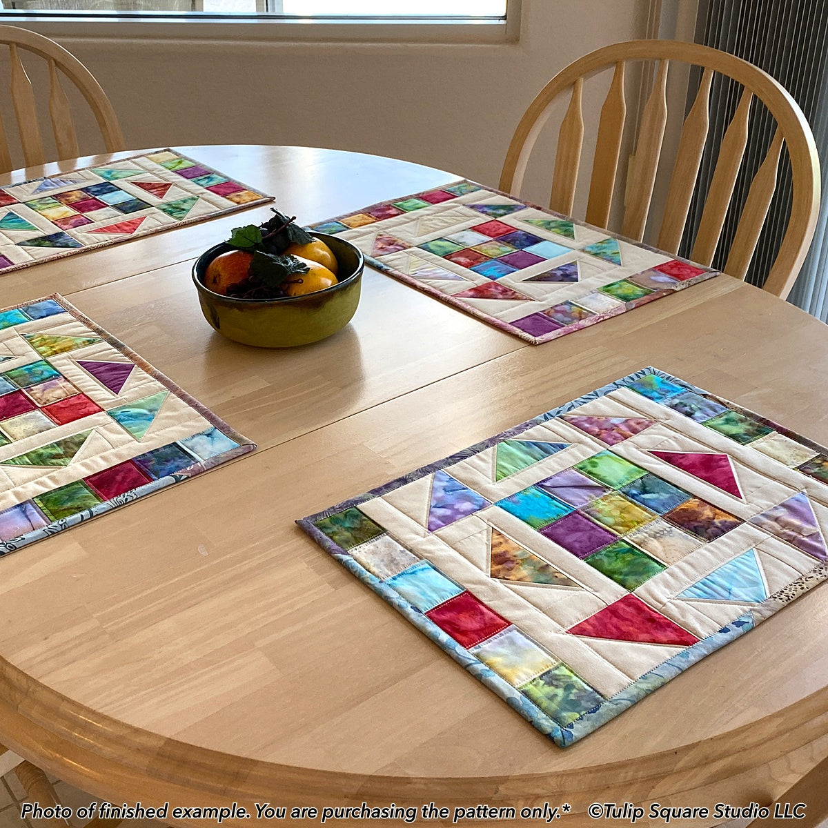 598 KALEIDOSCOPE PLACEMATS DIGITAL PATTERN PDF