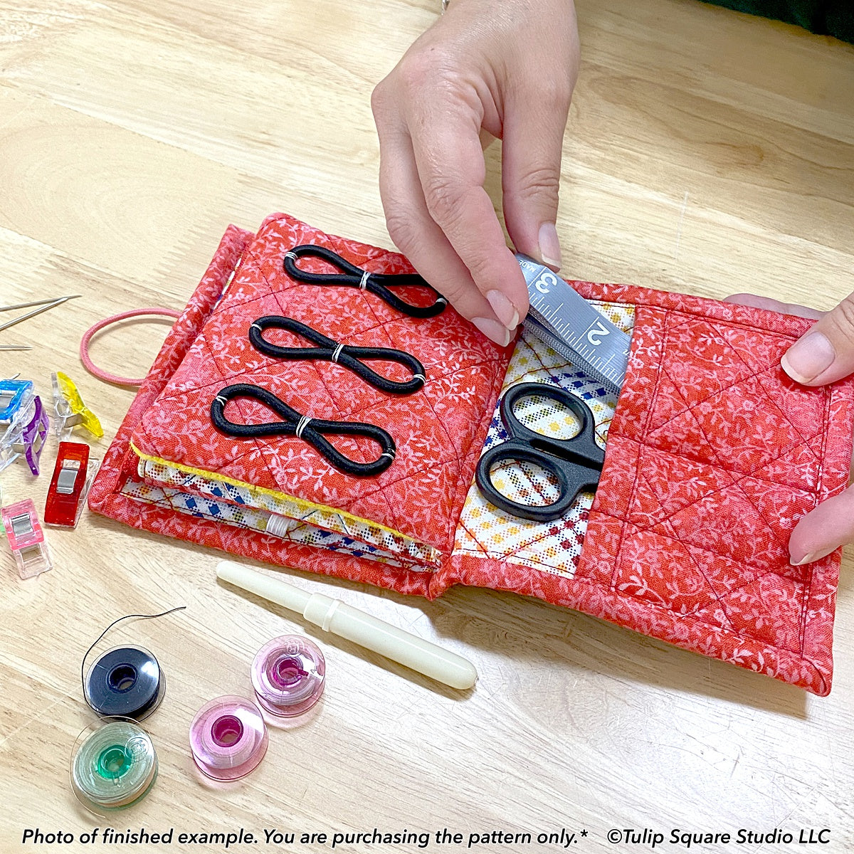 602 SEWING KIT BOOK STYLE ORGANIZER DIGITAL PATTERN PDF