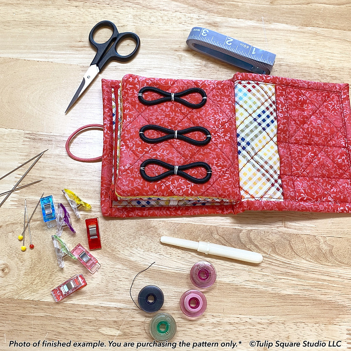 602 SEWING KIT BOOK STYLE ORGANIZER DIGITAL PATTERN PDF