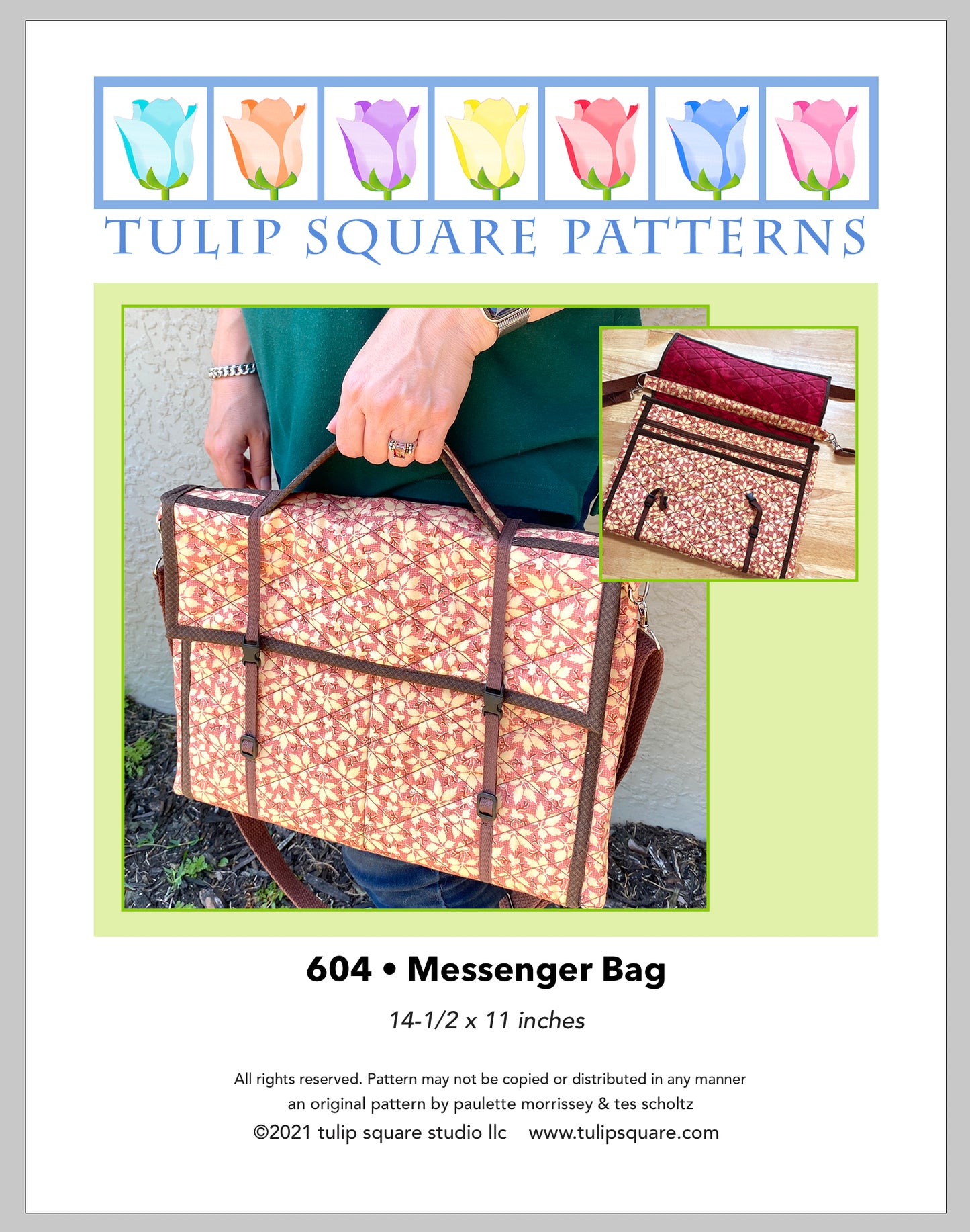 604 MESSENGER BAG DIGITAL PATTERN PDF
