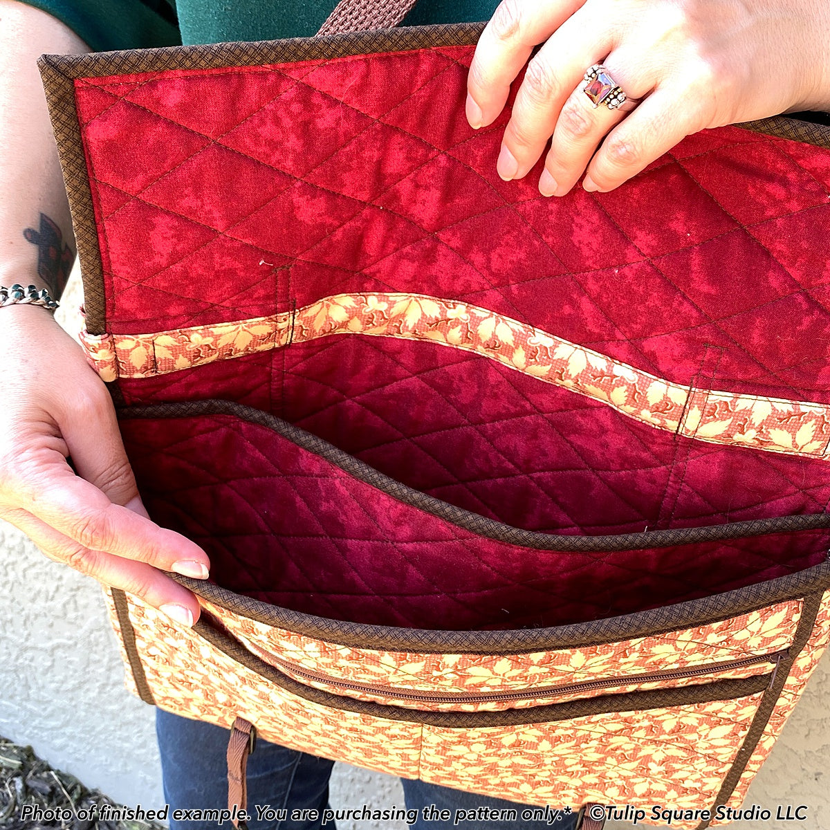 604 MESSENGER BAG DIGITAL PATTERN PDF