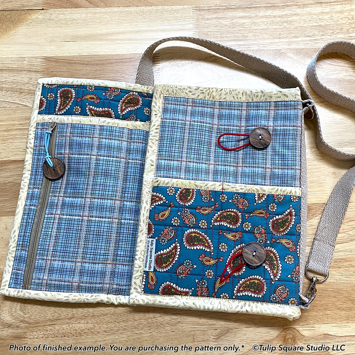 606 CONVERTIBLE TABLET TOTE DIGITAL PATTERN PDF