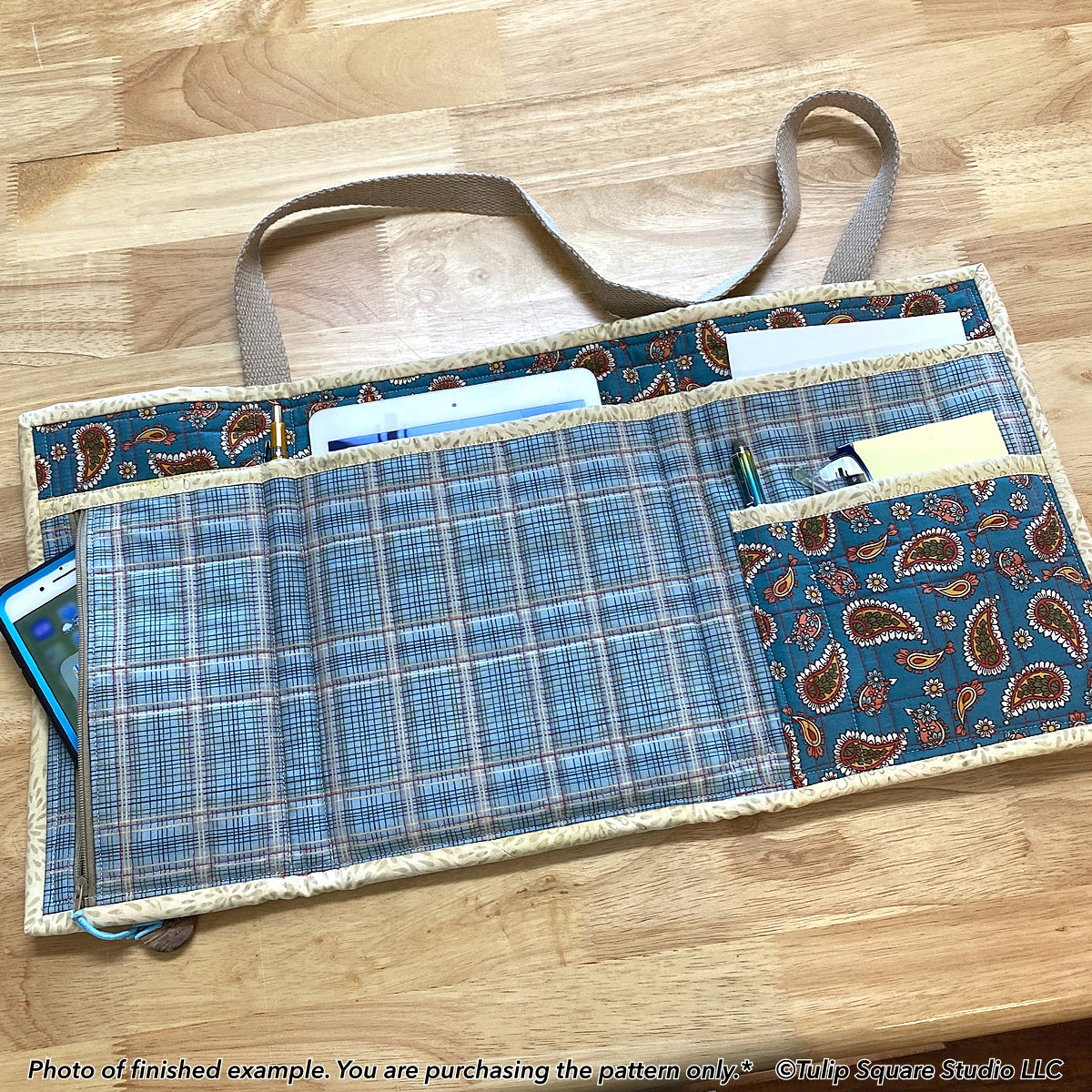 606 CONVERTIBLE TABLET TOTE DIGITAL PATTERN PDF