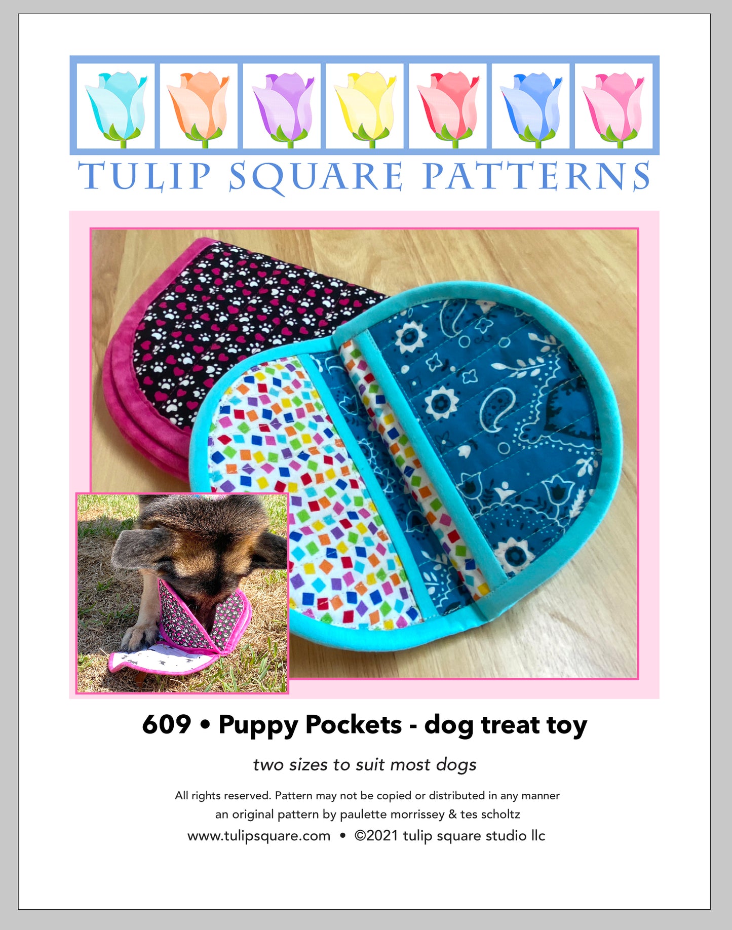 609 PUPPY POCKETS DOG TREAT TOY DIGITAL PATTERN PDF