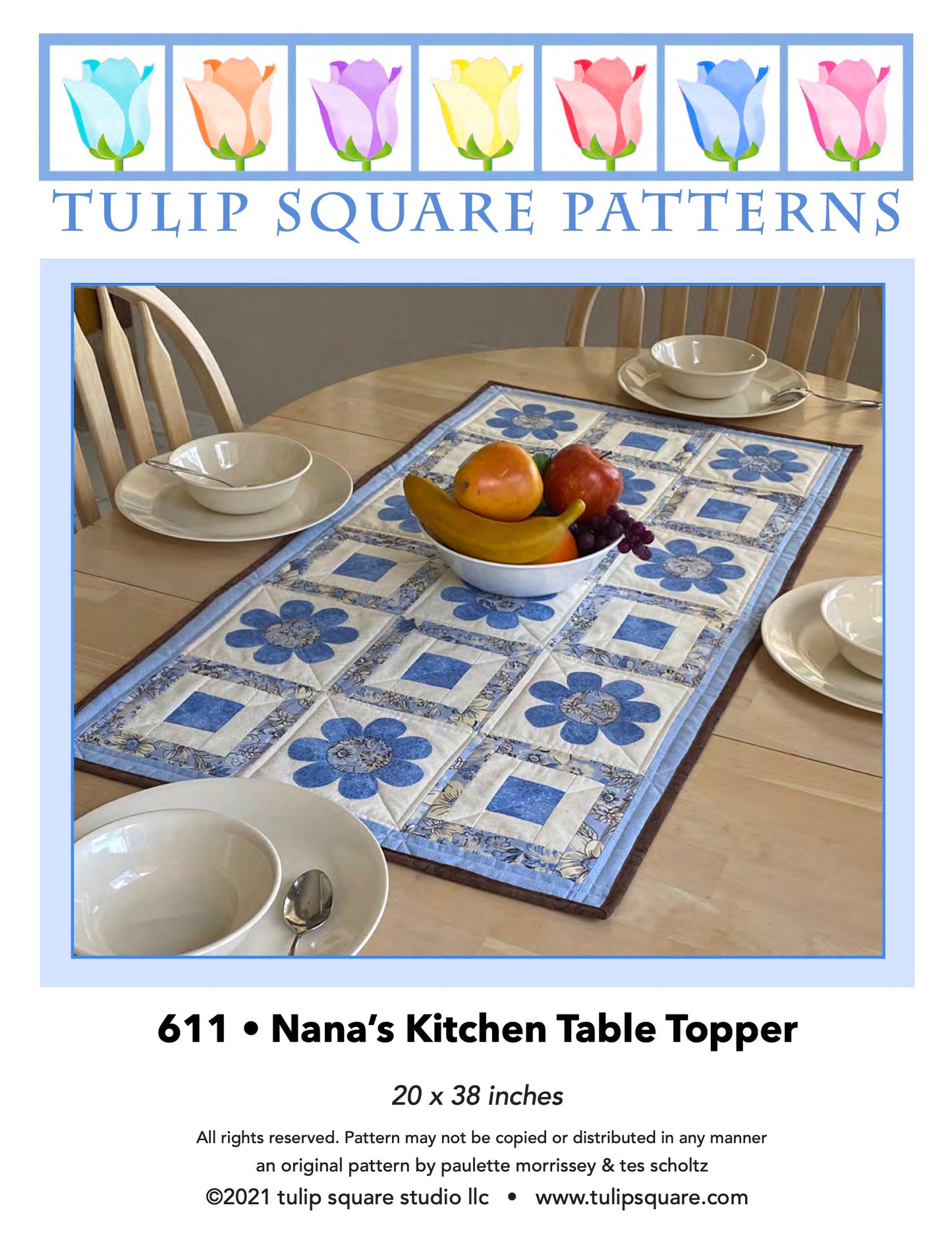 611 NANAS KITCHEN TABLE TOPPER DIGITAL PATTERN PDF
