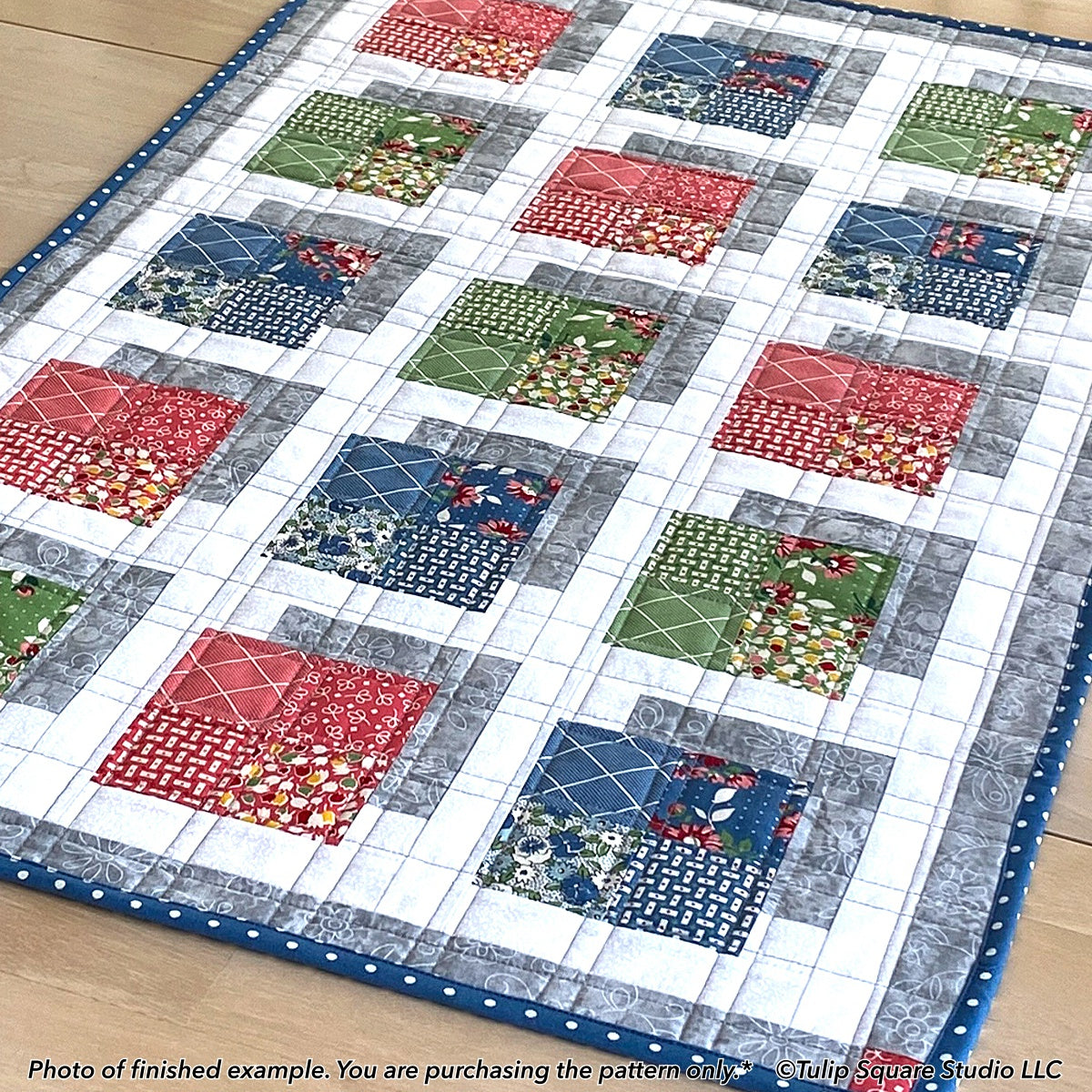 612 SHADOW BOXES TABLE TOPPER DIGITAL PATTERN PDF