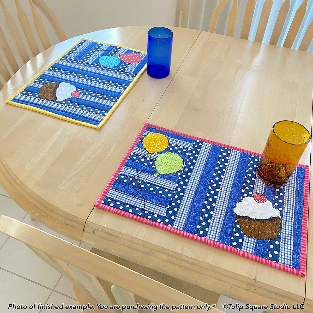621 PARTY TIME PLACEMATS DIGITAL PATTERN PDF