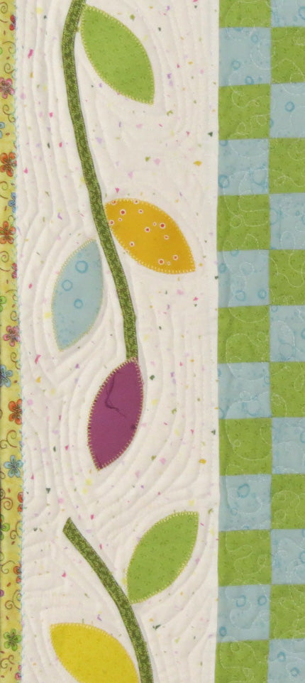 511 LEAFY BORDERS LAP QUILT DIGITAL PATTERN PDF
