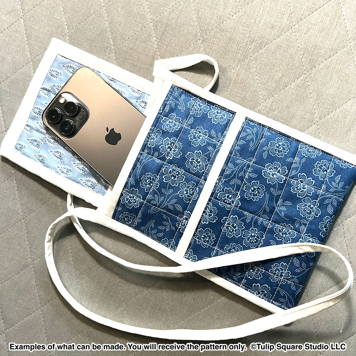 635 CROSS BODY PHONE TOTE DIGITAL PATTERN PDF