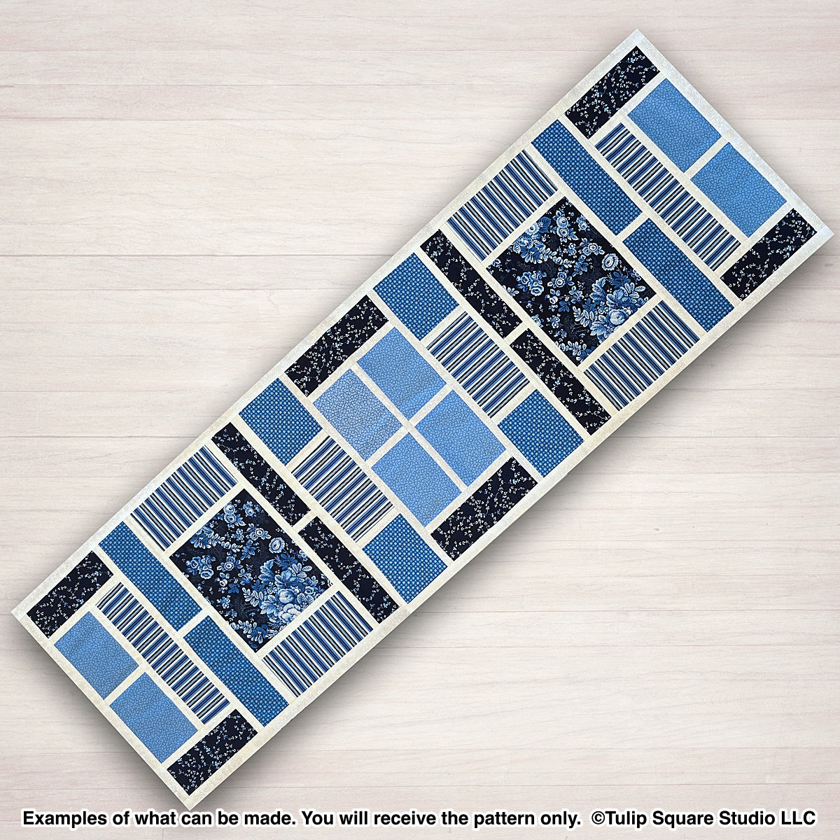 599 PICTURE WINDOWS TABLE RUNNER DIGITAL PATTERN PDF