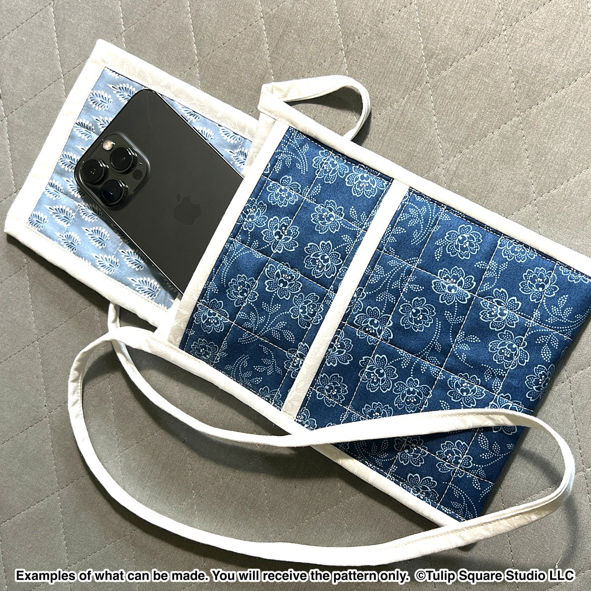 635 CROSS BODY PHONE TOTE DIGITAL PATTERN PDF