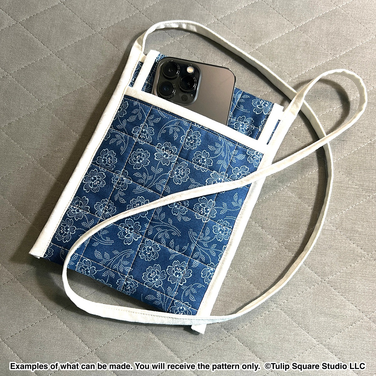 635 CROSS BODY PHONE TOTE DIGITAL PATTERN PDF