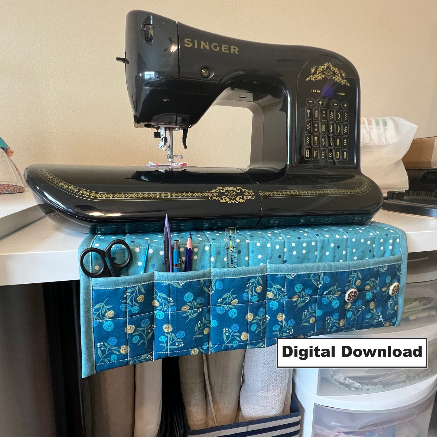 640 Sewing Machine Organizer DIGITAL PATTERN PDF