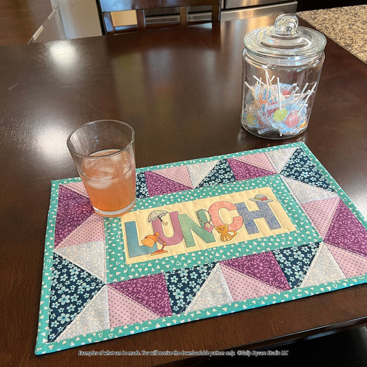 642 CENTER STAGE PLACEMATS DIGITAL PATTERN PDF