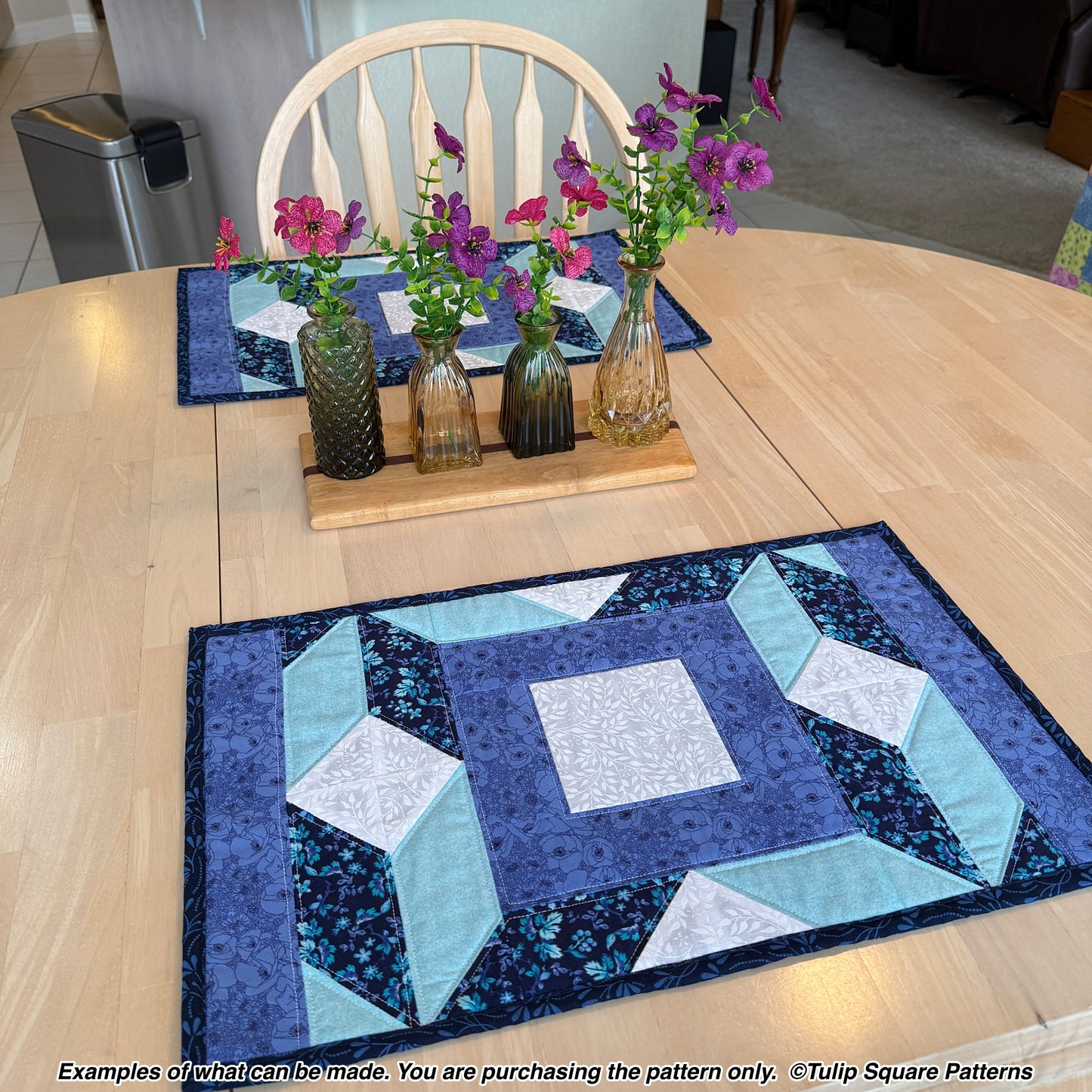 643 DIAMOND DIMENSIONS PLACEMATS DIGITAL PATTERN PDF