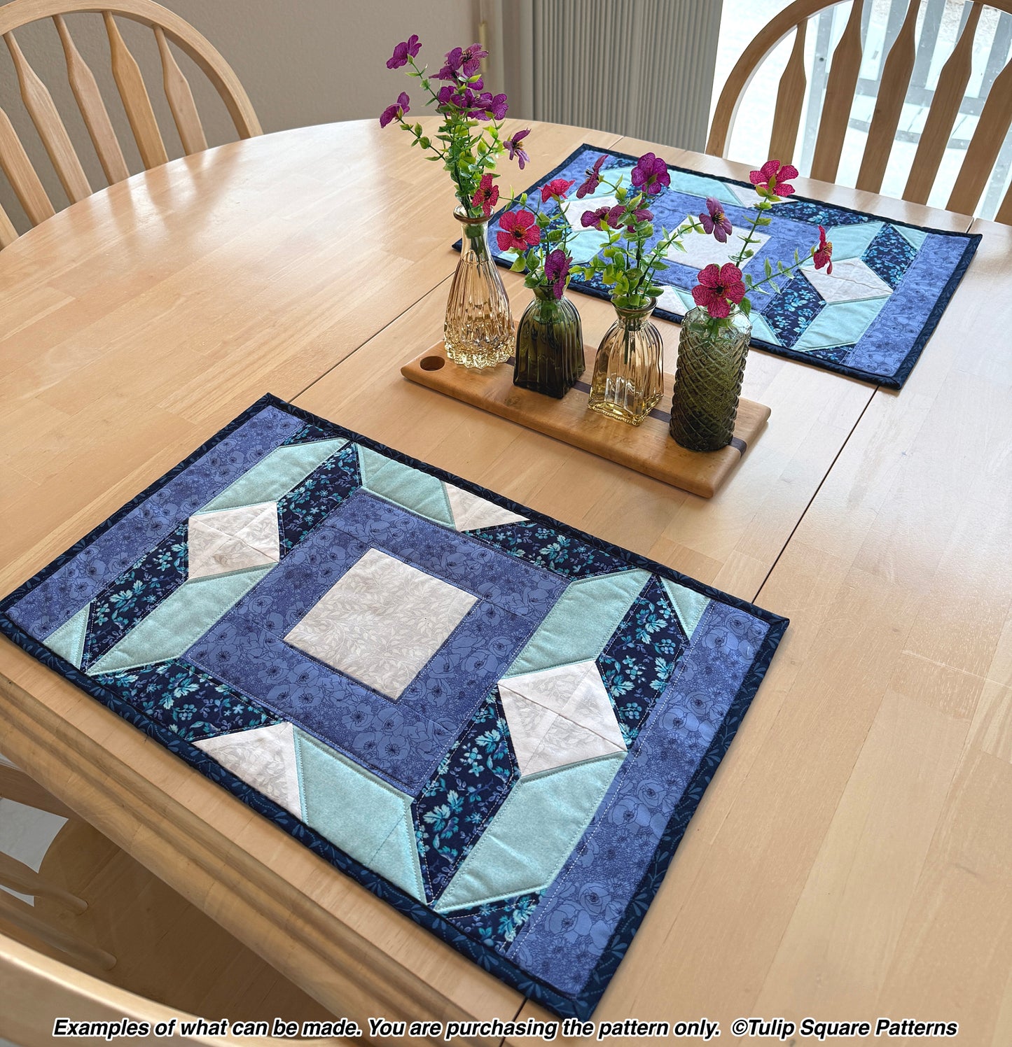 643 DIAMOND DIMENSIONS PLACEMATS DIGITAL PATTERN PDF