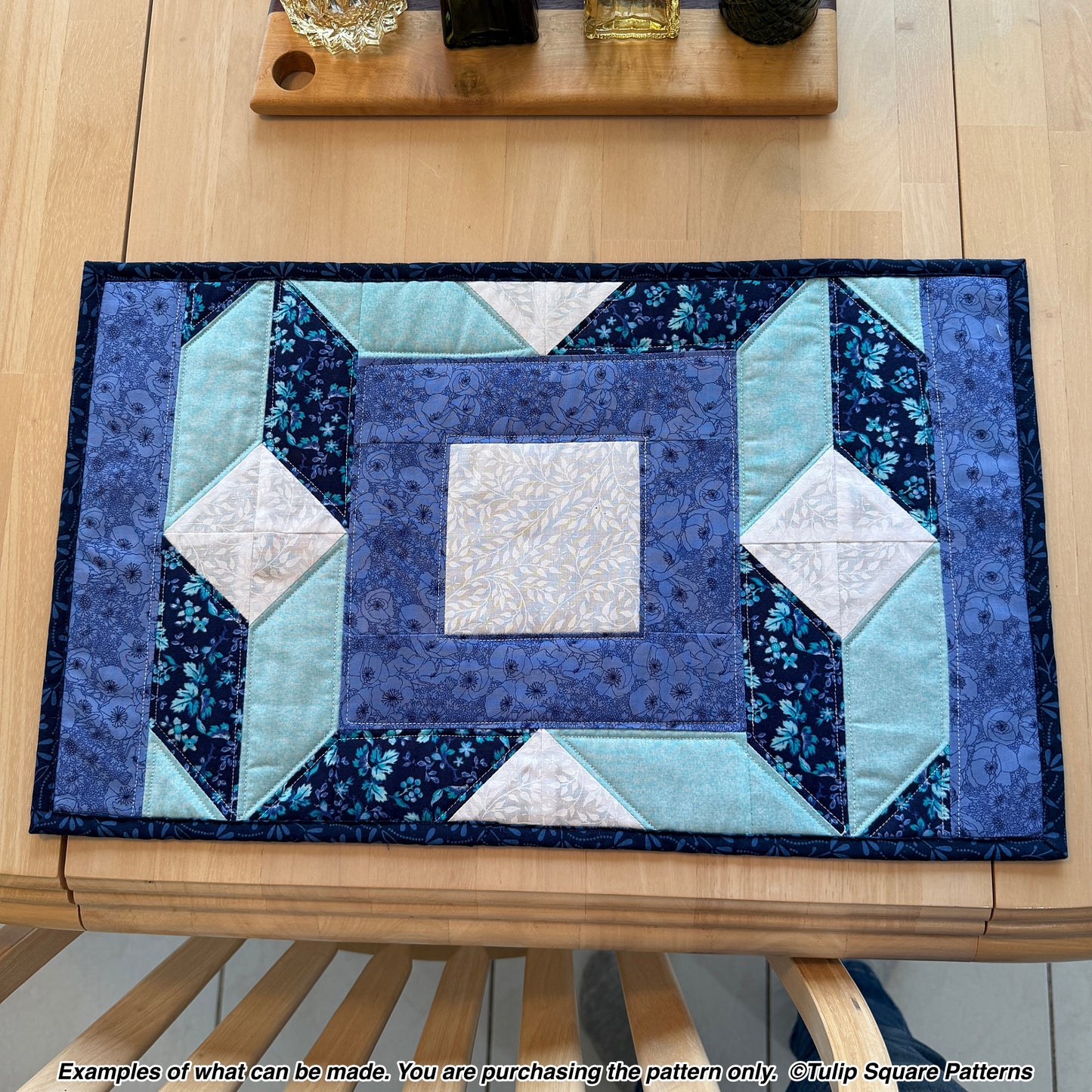 643 DIAMOND DIMENSIONS PLACEMATS DIGITAL PATTERN PDF