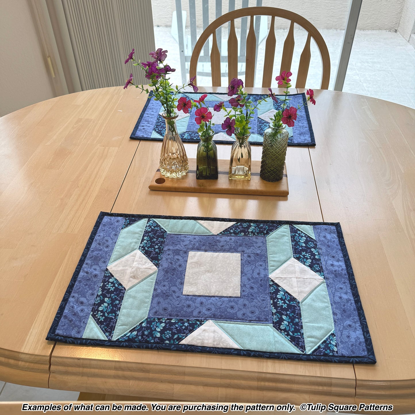 643 DIAMOND DIMENSIONS PLACEMATS DIGITAL PATTERN PDF