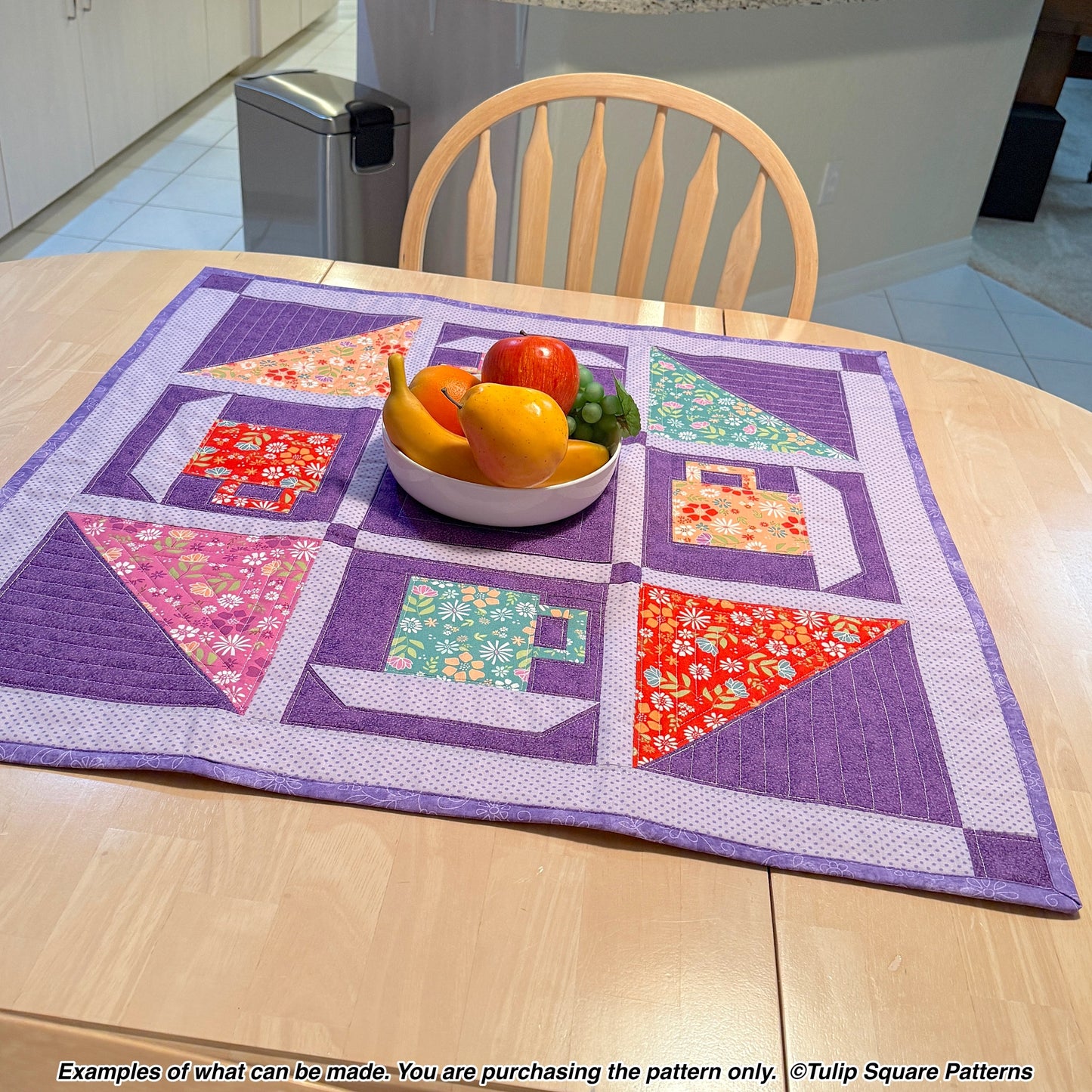 644 COFFEE IN THE GARDEN TABLE TOPPER DIGITAL PATTERN PDF