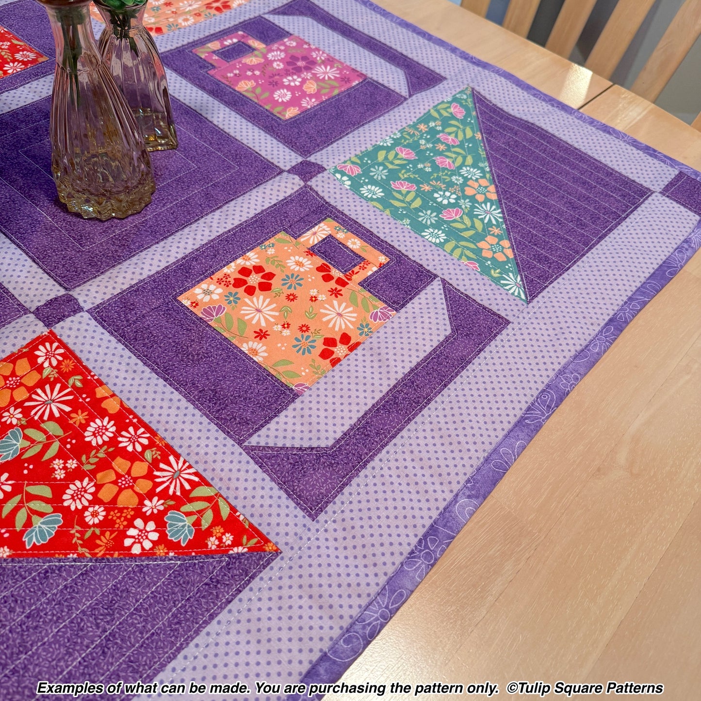644 COFFEE IN THE GARDEN TABLE TOPPER DIGITAL PATTERN PDF