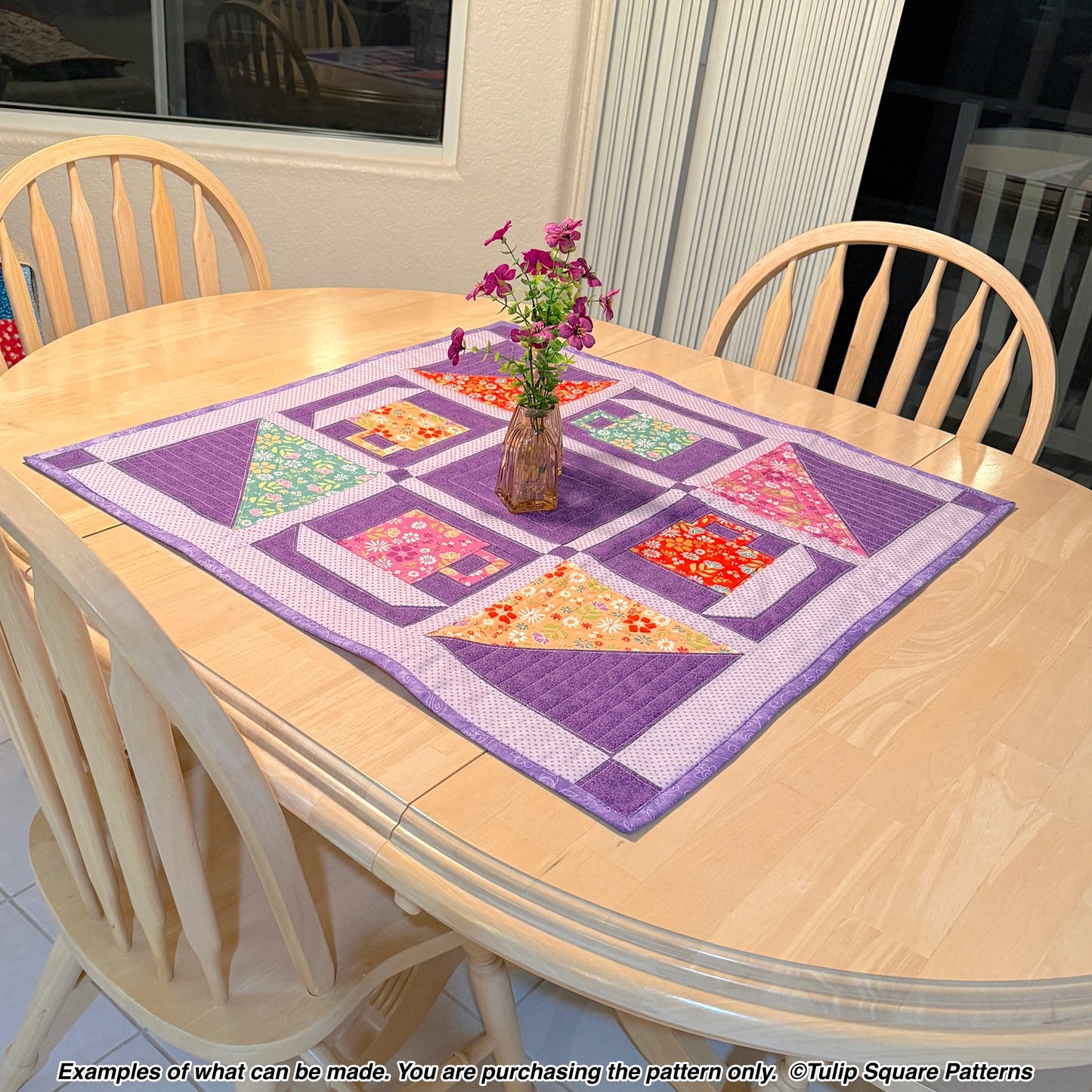 644 COFFEE IN THE GARDEN TABLE TOPPER DIGITAL PATTERN PDF