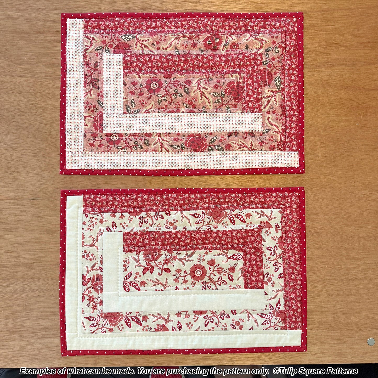 645 LINEAR GARDEN PLACEMATS DIGITAL PATTERN PDF