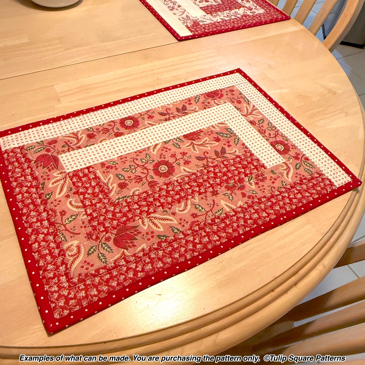 645 LINEAR GARDEN PLACEMATS DIGITAL PATTERN PDF