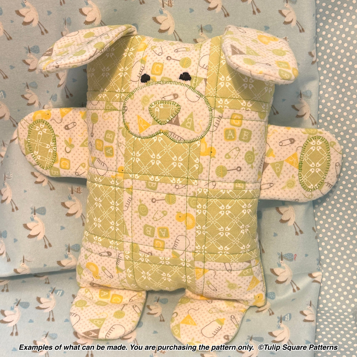 652 QUILTED CUDDLE TOYS DIGITAL PATTERN PDF