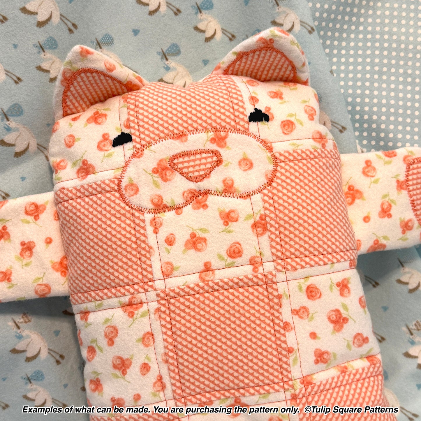 652 QUILTED CUDDLE TOYS DIGITAL PATTERN PDF