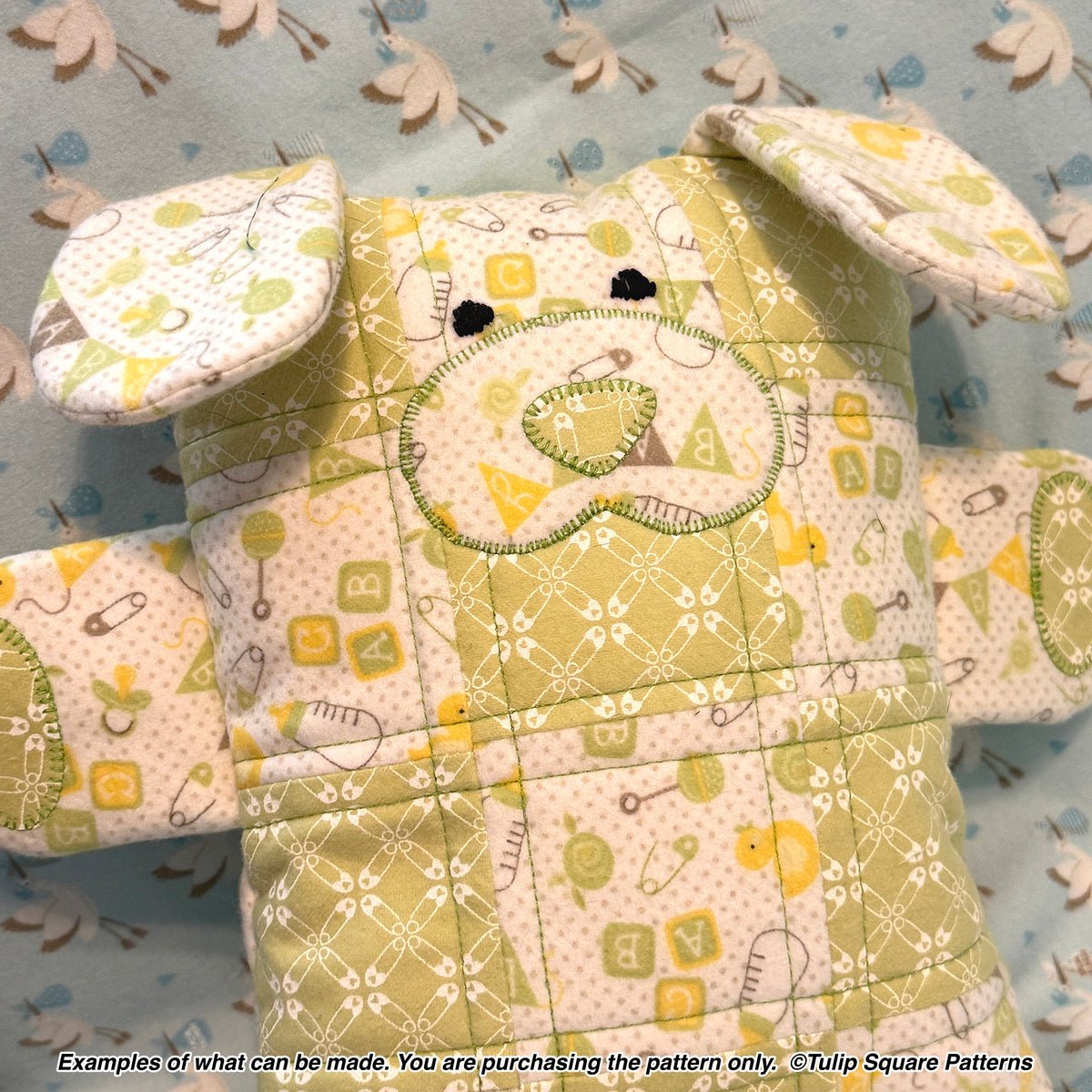 652 QUILTED CUDDLE TOYS DIGITAL PATTERN PDF